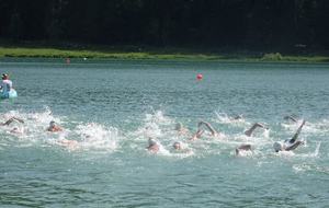 EAU LIBRE LAC 1er DEFI  DU LAC GENIN