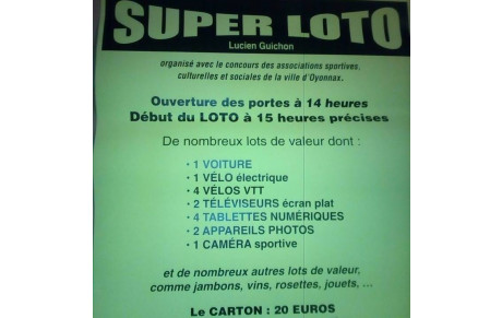 LOTO DES ASSOCIATIONS