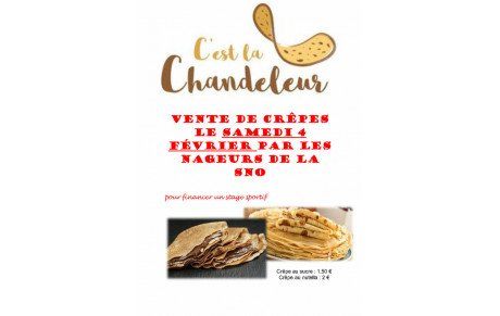 Vente de crêpes Chandeleur